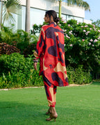 RED CRYPTO TROUSER