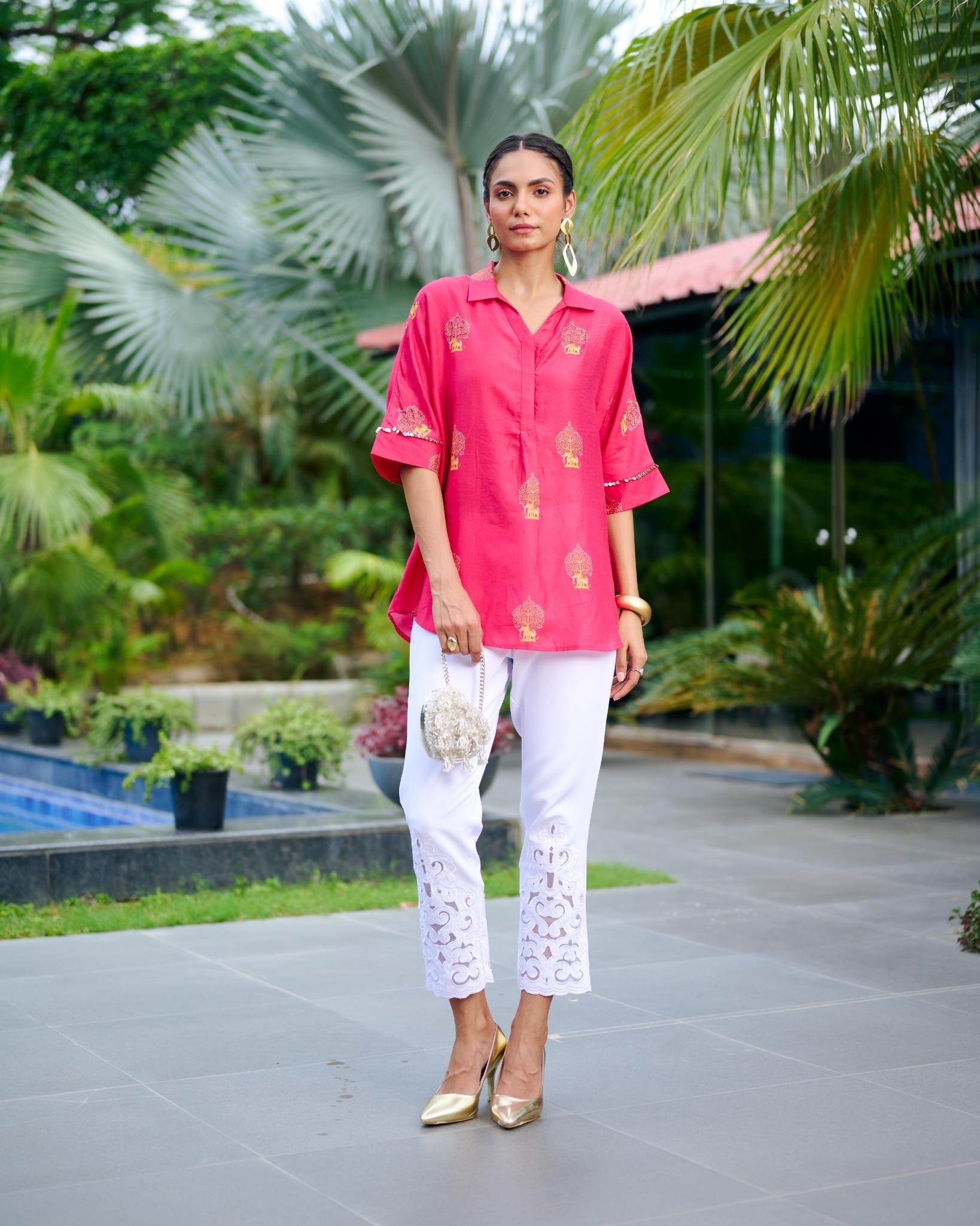 PINK INDIANA ZOE SHIRT