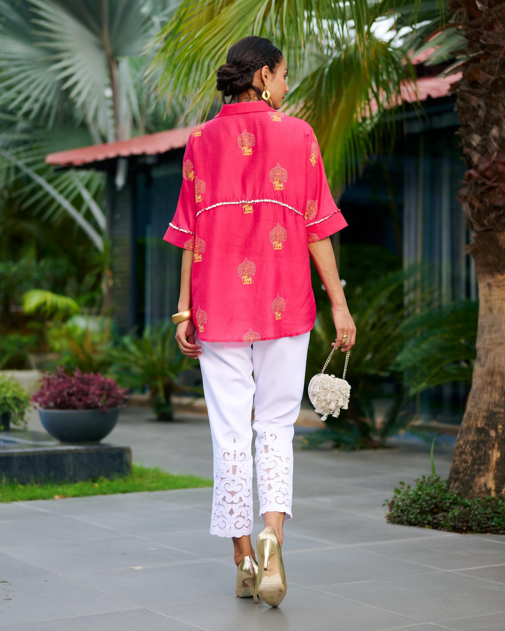 PINK INDIANA ZOE SHIRT