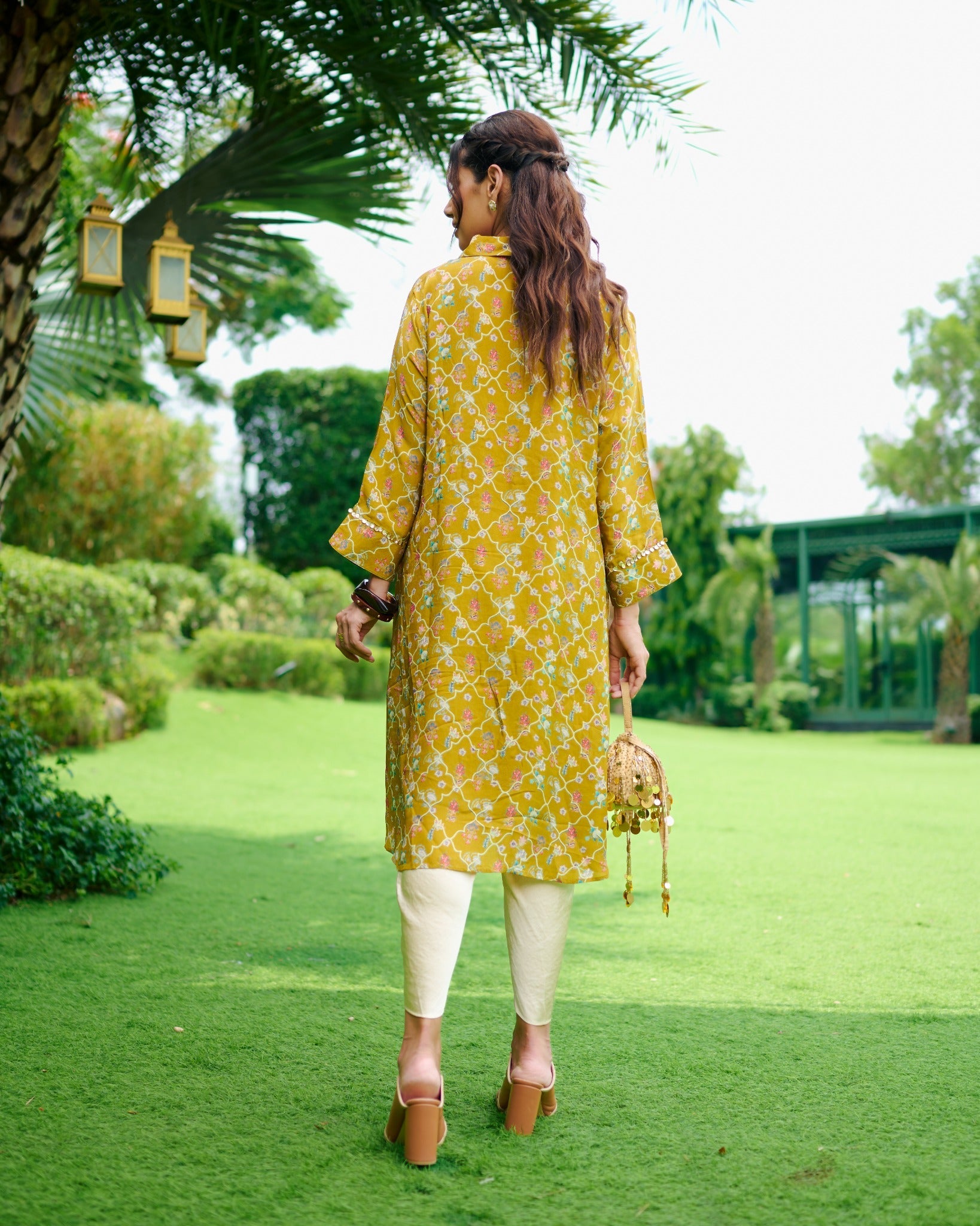 MUSTARD PANAG AARNA TUNIC
