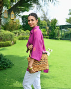 PURPLE INDIRA PETRA SHIRT