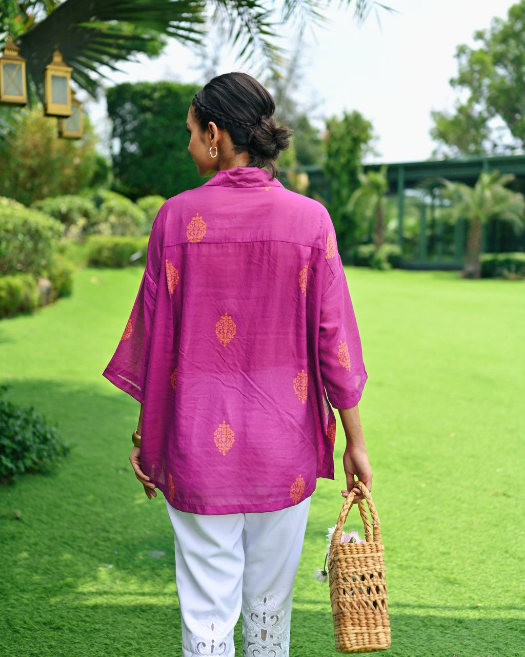 PURPLE INDIRA PETRA SHIRT