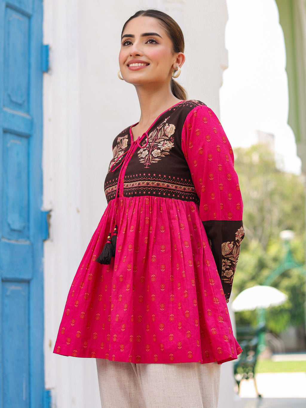 Print Cotton Top