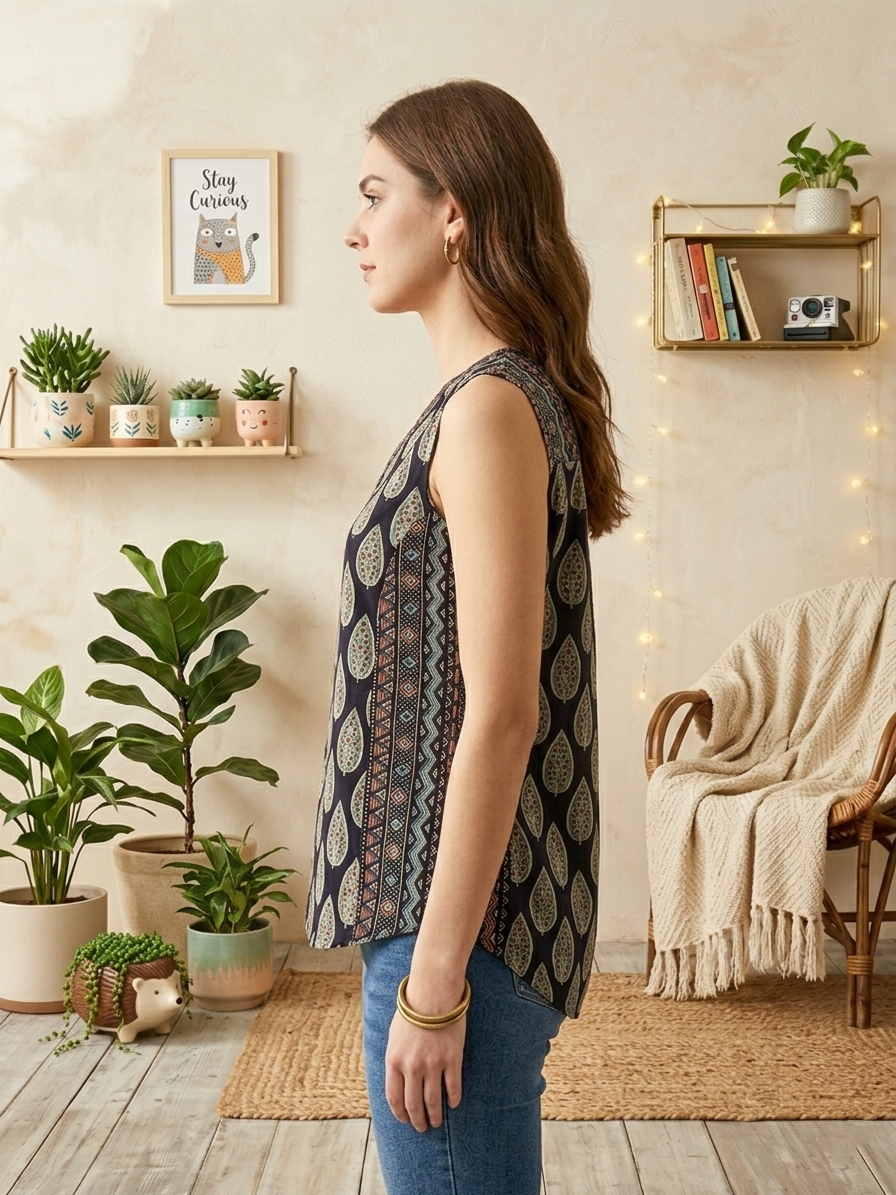 Print Cotton Top
