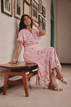 PINK YASMIN OSCAR DRESS