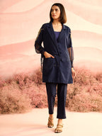 NAVY BLUE THEO BLAZER
