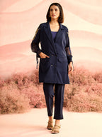 NAVY BLUE THEO BLAZER