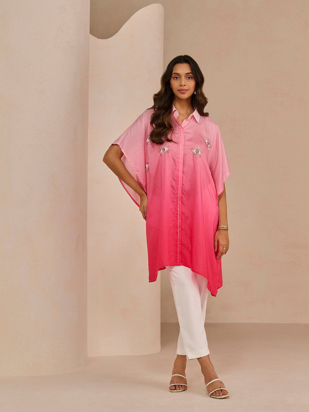 OMBRE PINK EVIL TAROL SHIRT