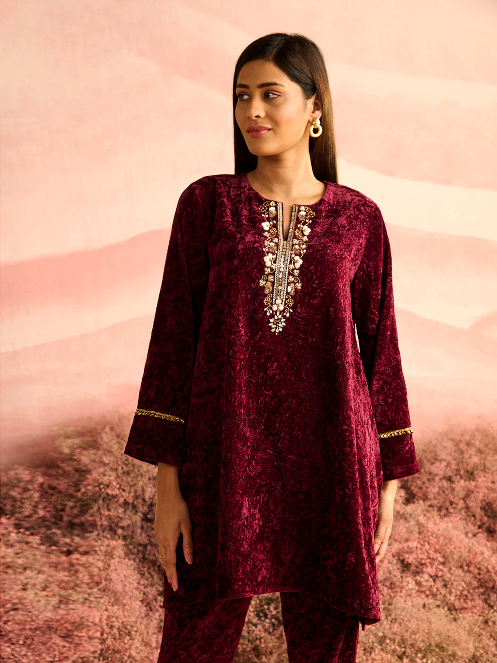 PLUM RADICAL TUNIC