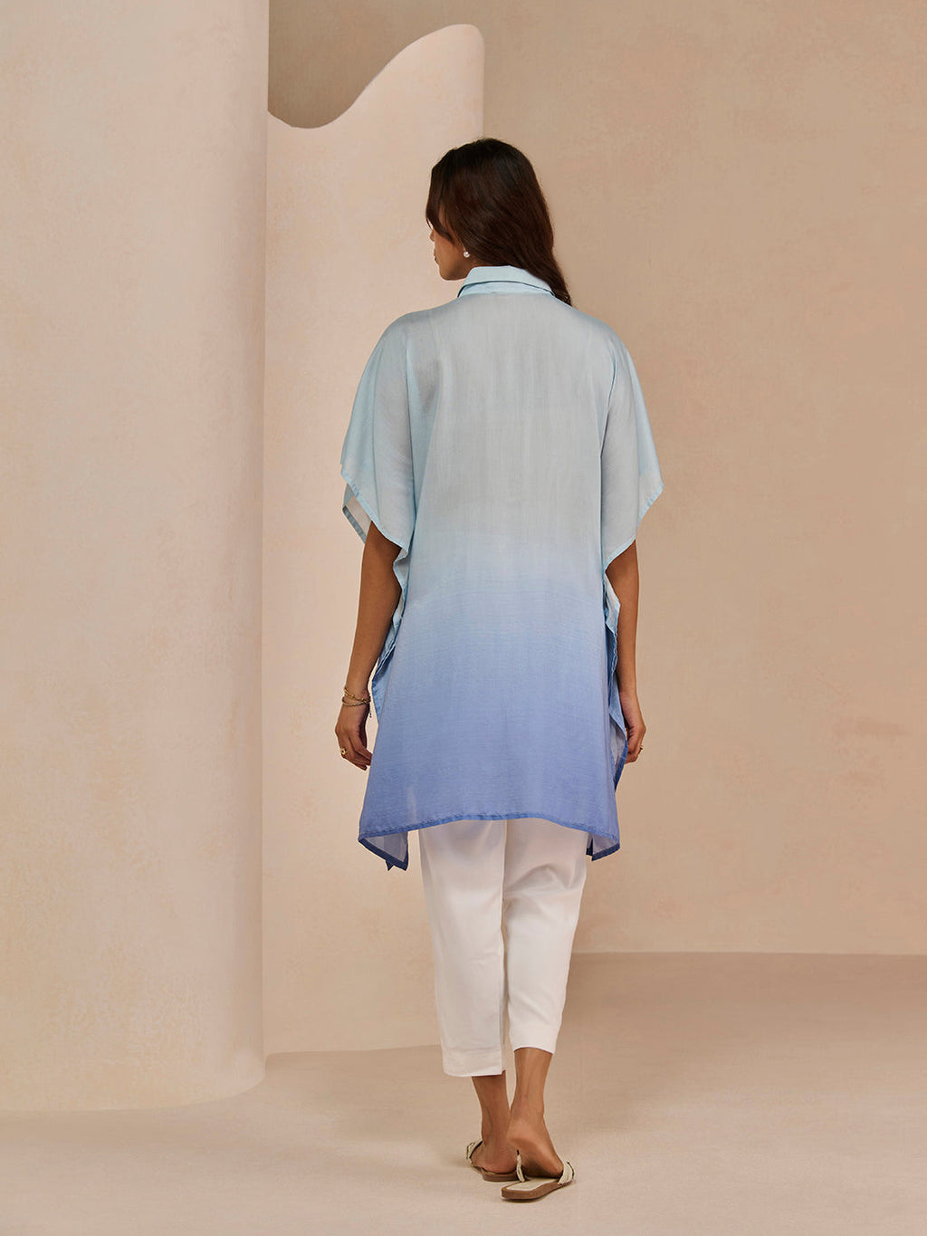 OMBRE BLUE EVIL TAROL SHIRT