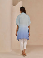 OMBRE BLUE EVIL TAROL SHIRT