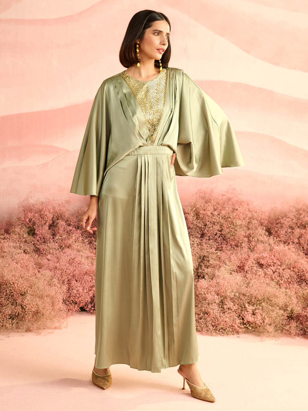 SAGE GREEN KELLA DRESS