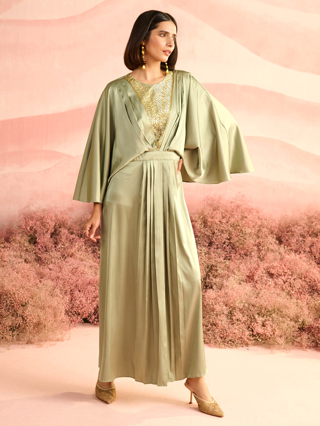 SAGE GREEN KELLA DRESS