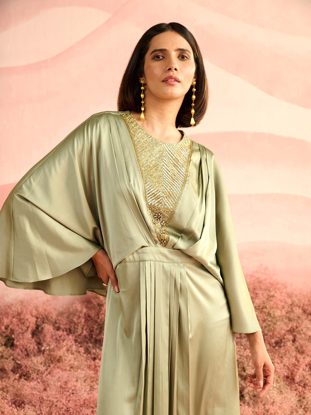 SAGE GREEN KELLA DRESS