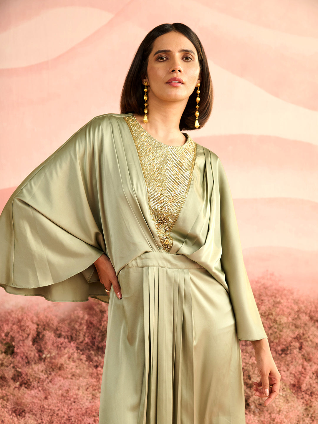 SAGE GREEN KELLA DRESS