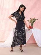 BLACK RIVERIE OSCAR DRESS