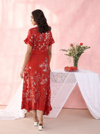 RUSTIC RED RIVERIE OSCAR DRESS