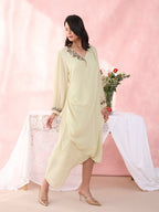 LIME GREEN BEEKEY DRESS