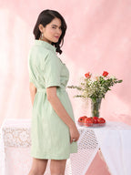 SAGE GREEN NAVAL DRESS