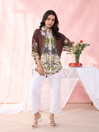 PETRA FOREST BROWN SHIRT