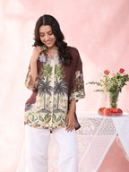 PETRA FOREST BROWN SHIRT