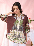 PETRA FOREST BROWN SHIRT