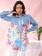 SHELL PEACH DOVE SHIRT