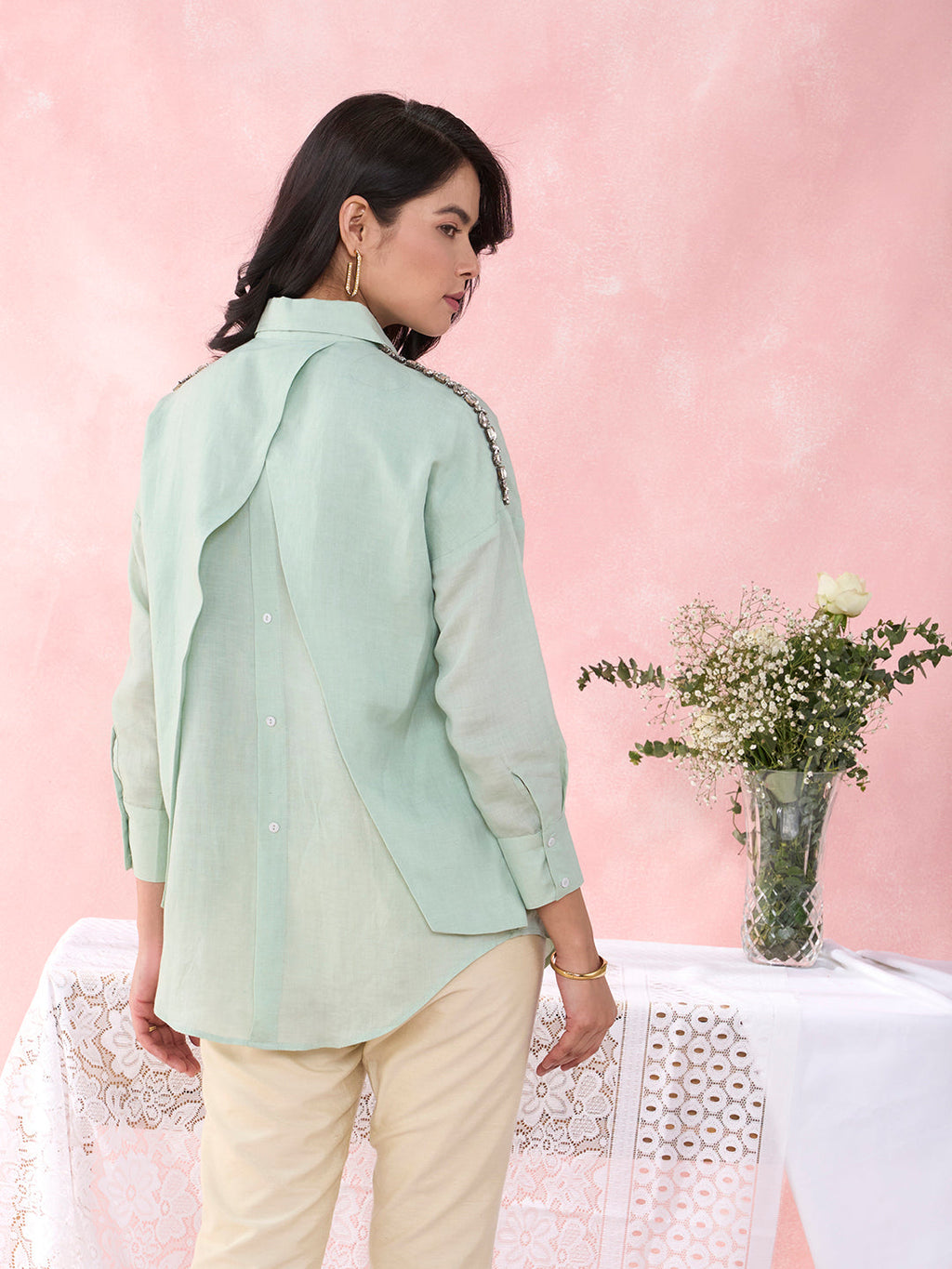 SAGE GREEN AXIS SHIRT