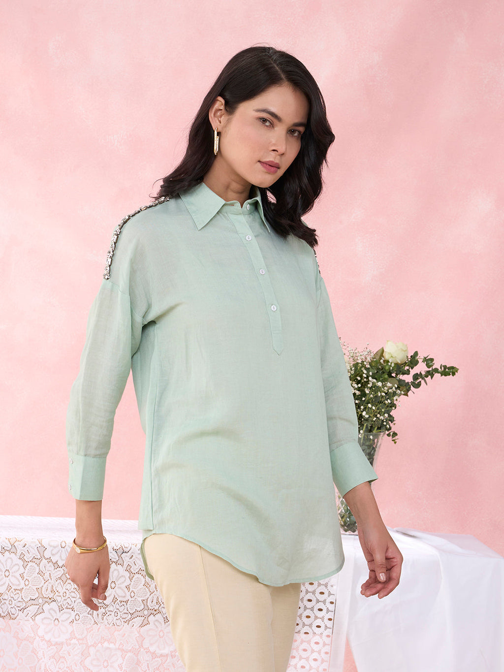 SAGE GREEN AXIS SHIRT