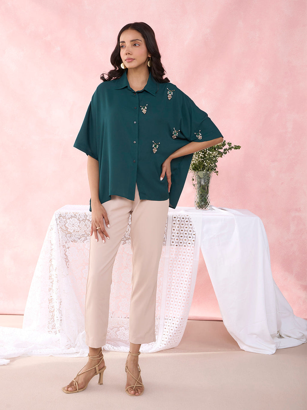 EMERALD GREEN TERRA SHIRT