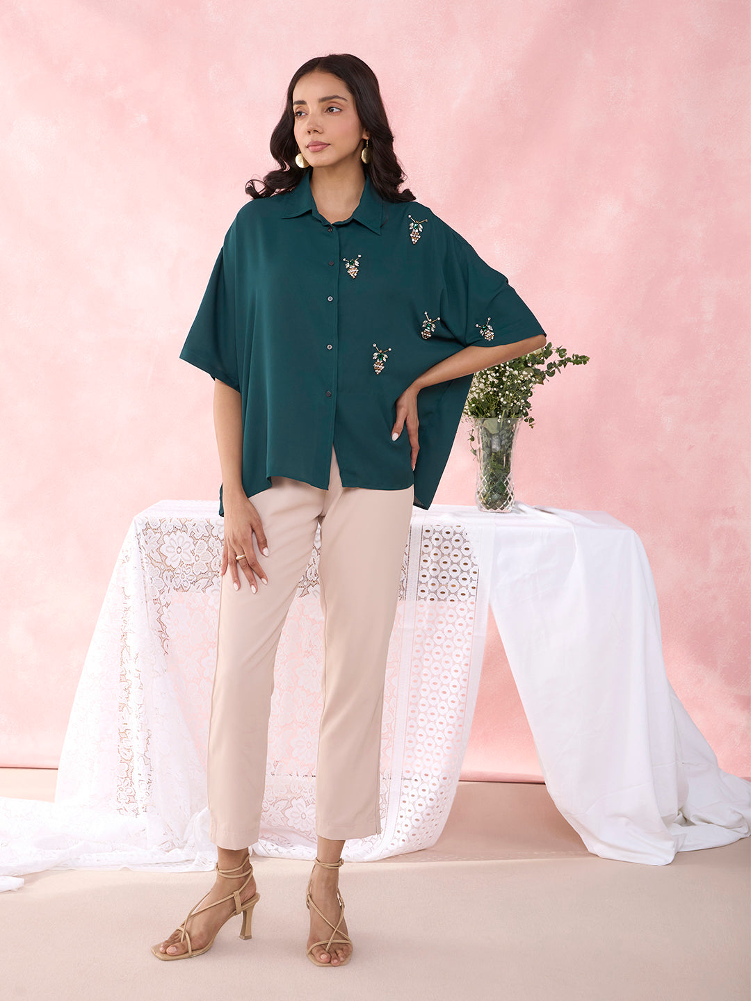 EMERALD GREEN TERRA SHIRT