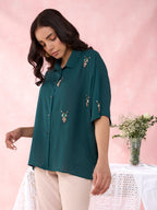 EMERALD GREEN TERRA SHIRT