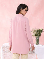 PINK CREST ANCHOR SHIRT