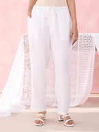 WHITE LIA PANT