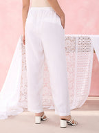 WHITE LIA PANT