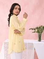 YELLOW HEART CRYSTALLINE SHIRT