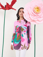 PINK ARTIFY BUTTON DOWN SHIRT
