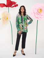GREEN GLORIA SAMAYA SHIRT