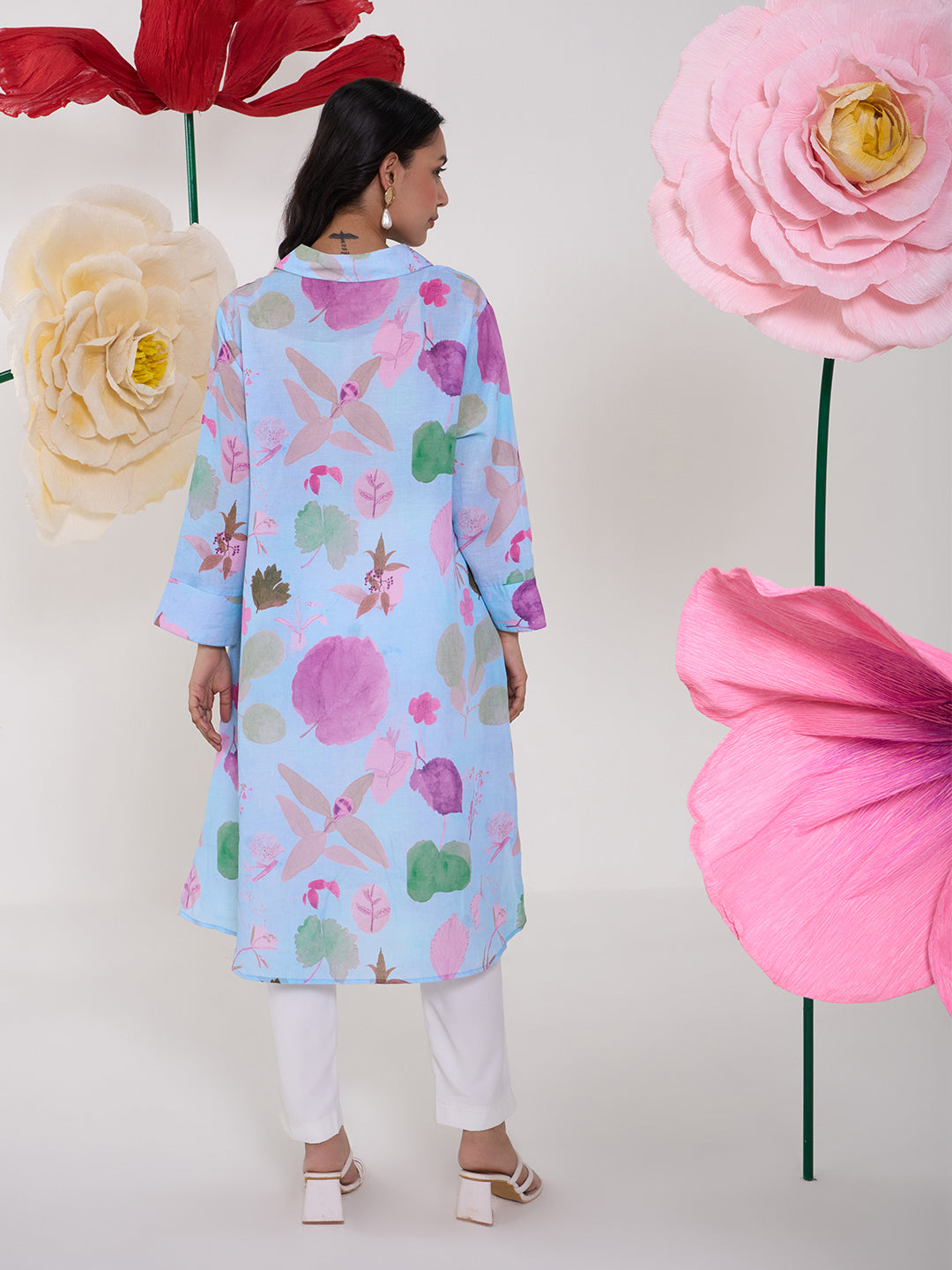 SKY BLUE OLIO AARIA TUNIC