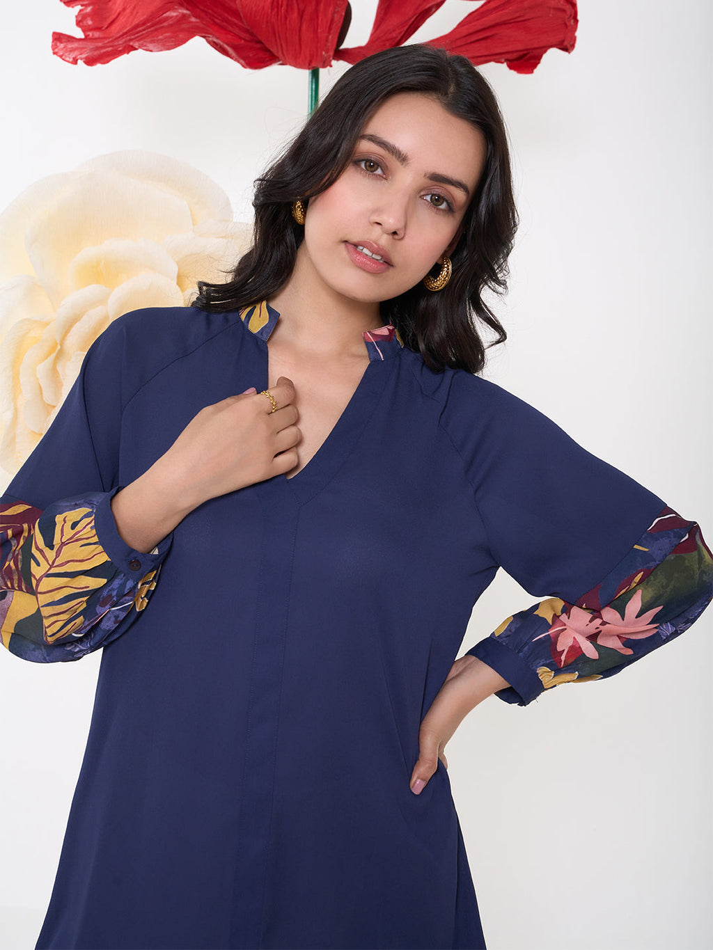 NAVY LUTHRA GLIDE SHIRT