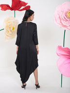 BLACK STARDUST DRESS