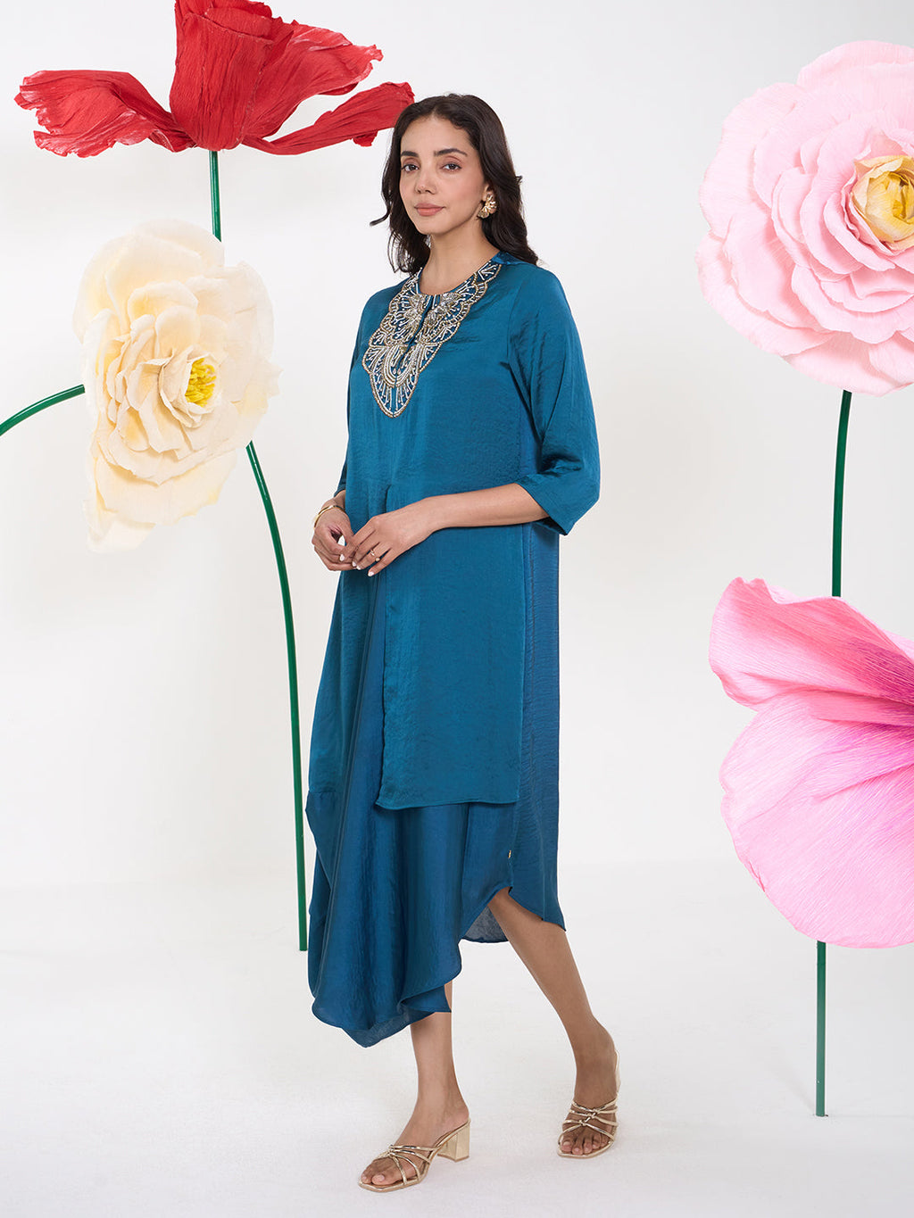 PERSSIAN BLUE MARTY DRESS