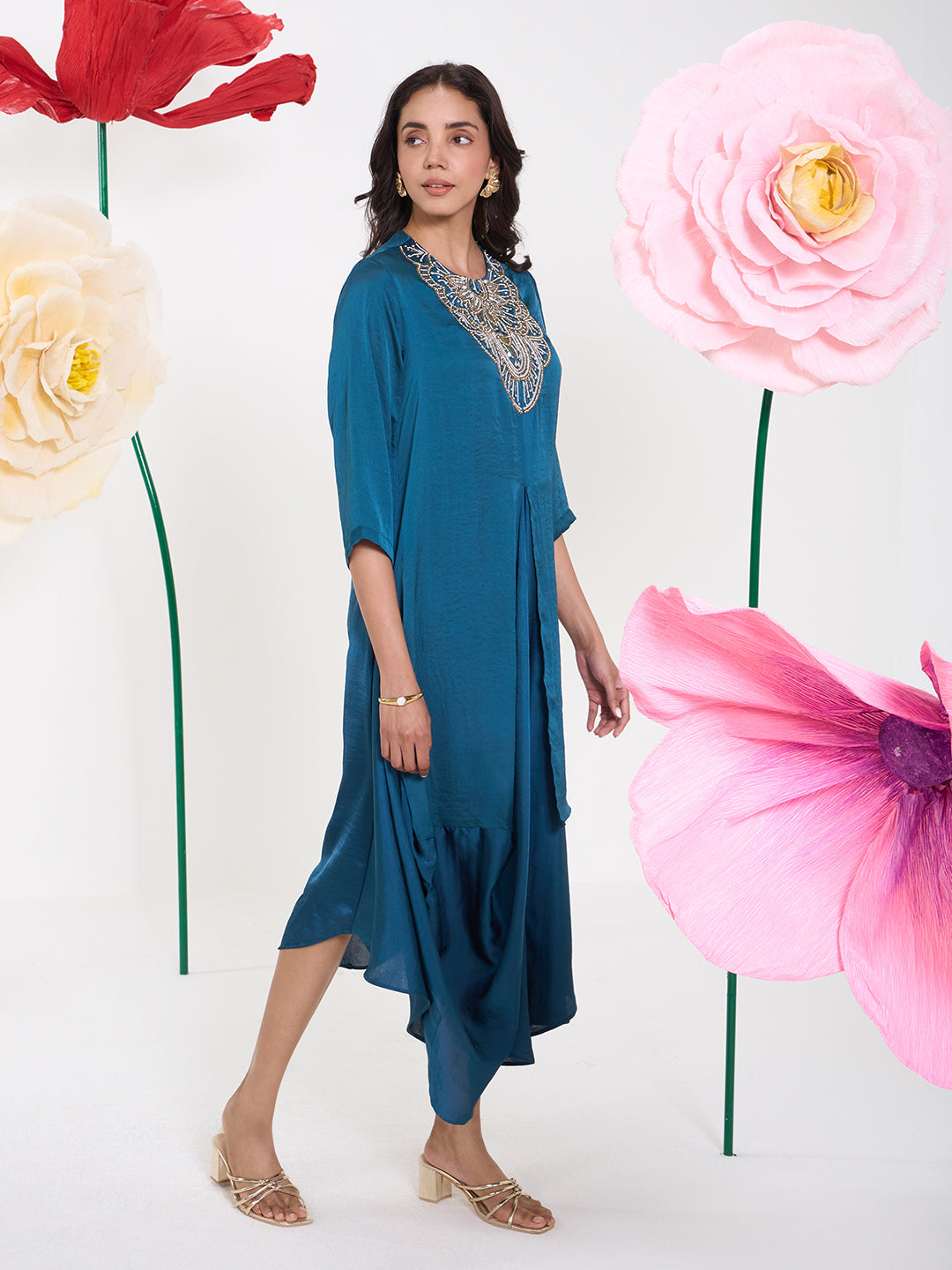 PERSSIAN BLUE MARTY DRESS