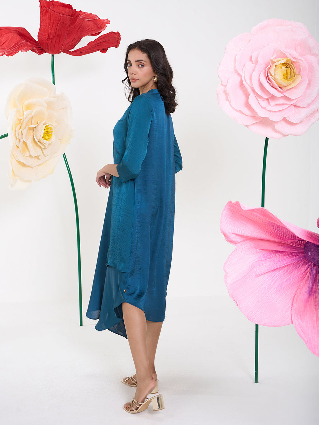 PERSSIAN BLUE MARTY DRESS