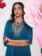 PERSSIAN BLUE MARTY DRESS