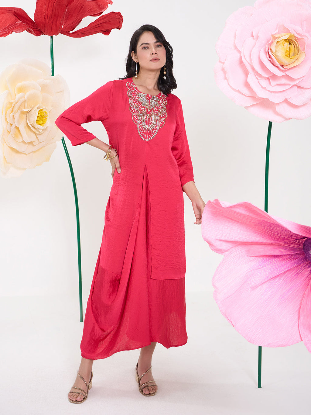ROUGE PINK MARTY DRESS