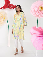 YELLOW FOLIAGE LEMON AARIA TUNIC