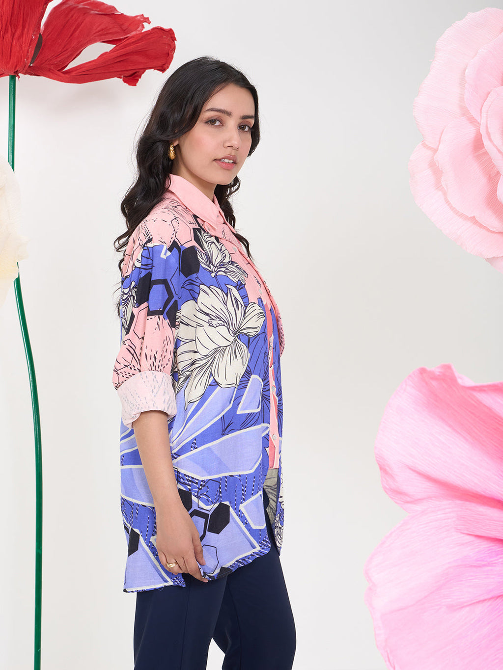 PEACH GLOBE GEOX SHIRT
