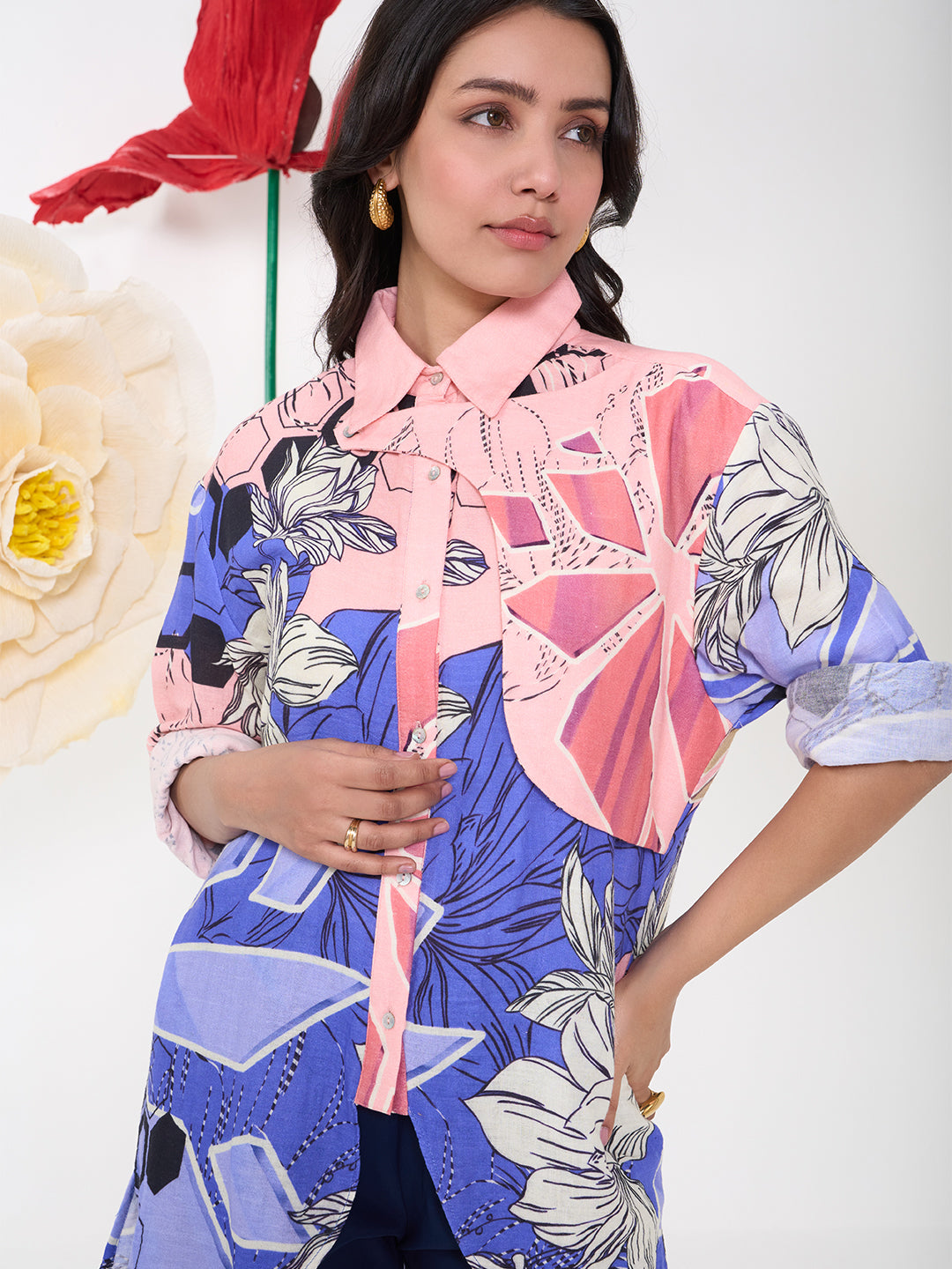 PEACH GLOBE GEOX SHIRT