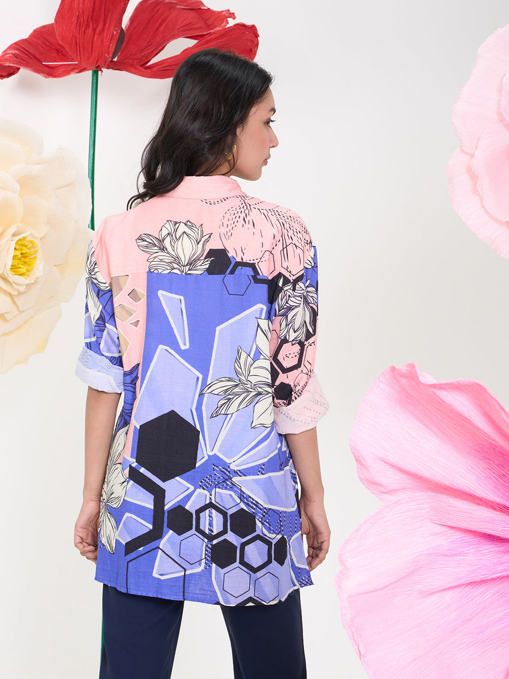 PEACH GLOBE GEOX SHIRT